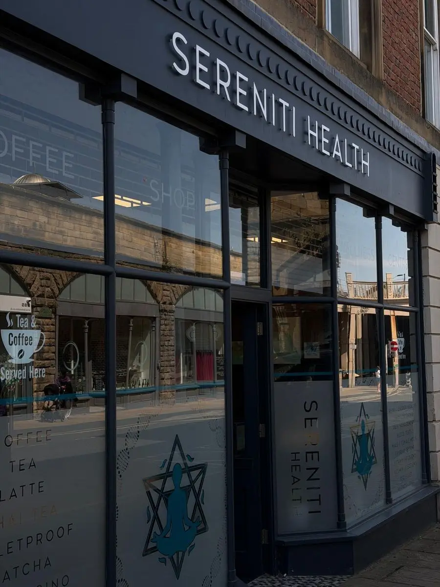 The Sereniti Health shopfront on Wellington Street, Gateshead