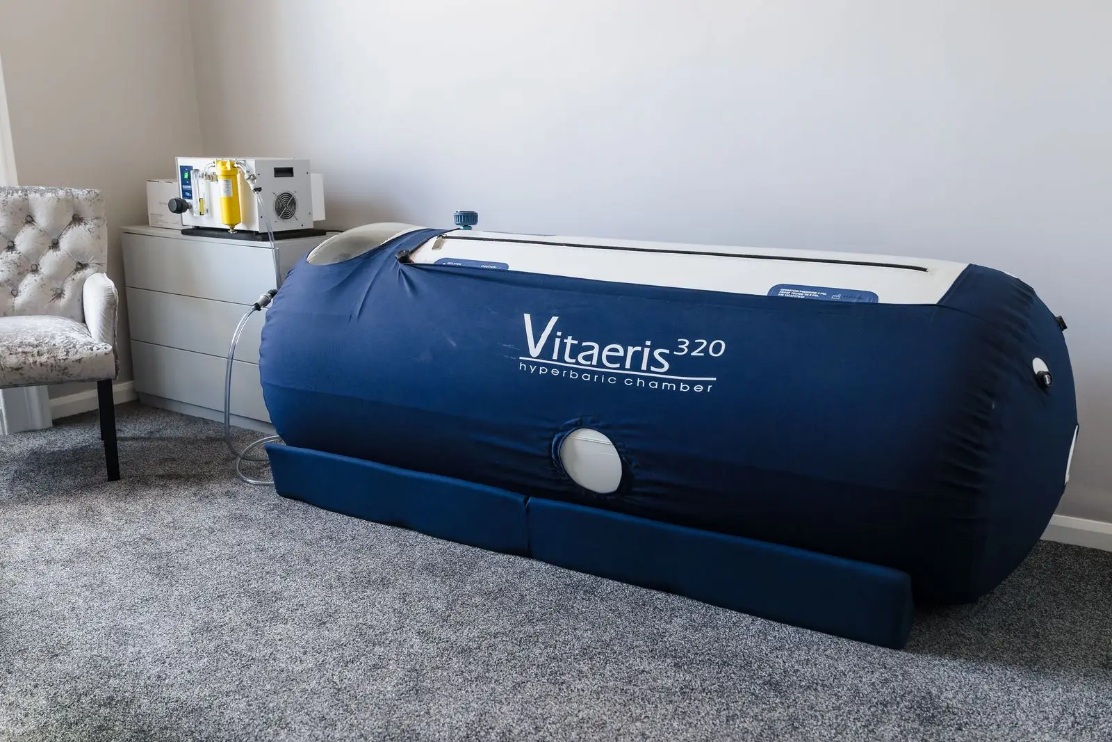 The hyperbaric oxygen chamber